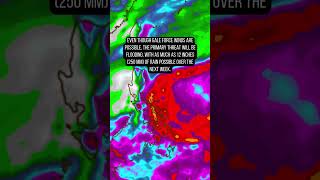 CYCLONE ALERT FOR THE PHILIPPINES - FLOOD WATCH 👀 #shorts #cyclone