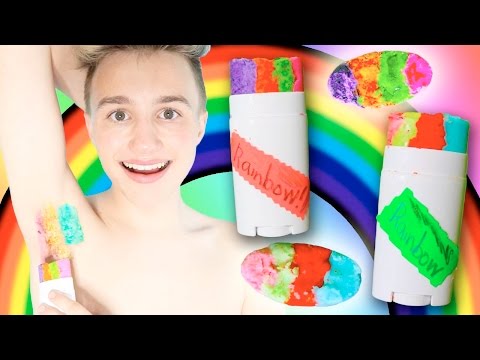 DIY RAINBOW DEODORANT!