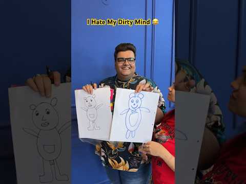I Hate My Dirty Mind 😂 || Funny Game Challenge || Mere Mehboob Mere Sanam #shorts #badnewz #funny