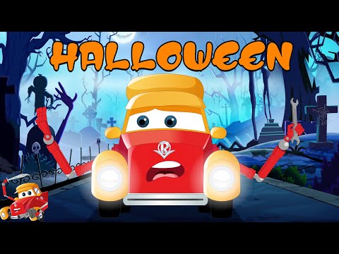 Halloween Car Cartoons for Kindergarten Kids by Super Car Royce