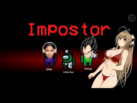 Vegeta and Nicki Minaj as Impostors - Among Us