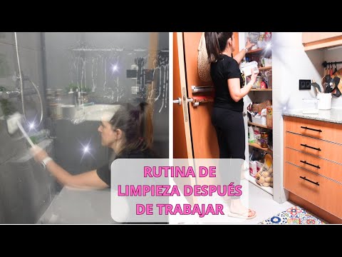 ✨RUTINA DE LIMPIEZA DESPUES DEL TRABAJO ✨