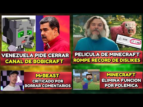 GOBIERNO DE VENEZUELA PIDE PROHIBIR A BOBICRAFT | PELICULA DE MINECRAFT ROMPE RECORD DE DISLIKES