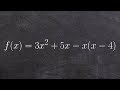 Understanding Quadratic Expressions and Properties