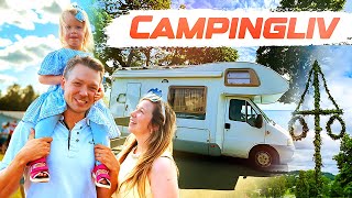 FIRAR MIDSOMMAR I HUSBILEN 🌼 Campingliv