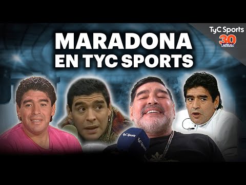 MARADONA en TyC SPORTS 🔥 LÍBERO VERSUS, FÚTBOL X 2, JAMÓN DEL MEDIO y más #30AñosTyCSports