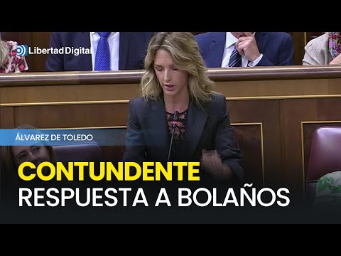 Álvarez de Toledo responde a Bolaños: "Ultra nos llama cuando Hamás les felicita"