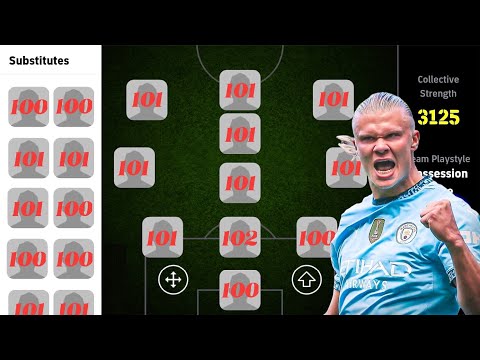 THE GOD SQUAD! 🤩 BEST 100+ RATED TEAM!! EFOOTBALL 2025 MOBILE