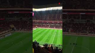 نهائي كاس افريقيا المغرب 2025.لحظة دخول الاعبين الى ارضية الملعب ⏳⏳⏳