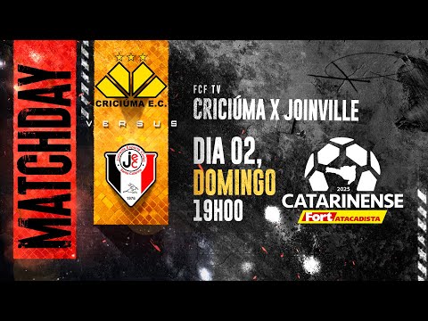 AO VIVO | CRICIÚMA X JOINVILLE | CATARINENSE FORT ATACADISTA 2025