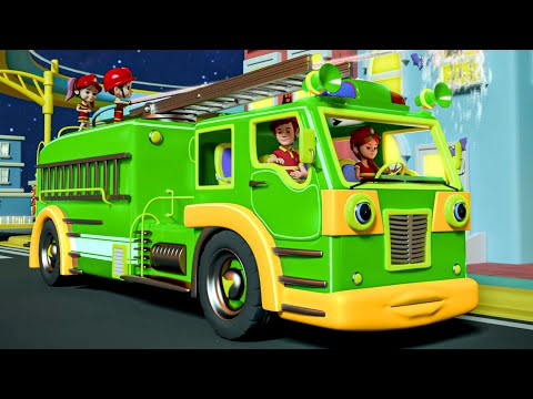 Halloween Wheels on the Fire Truck + More Nursery Rhymes and Spooky Songs for Kids