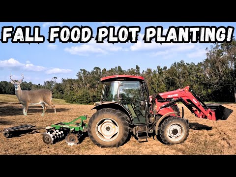 Fall Food Plot Planting! Solis S75