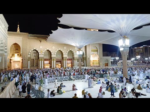 Today after Salatul Magrib crowd at Prophet Muhammadﷺ Masjid 🕌🌹| Masjid Nabawi in Madinah 🕌