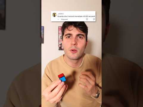 Riuscirò a BATTERE IL RECORD? 🏆 #cubodirubik