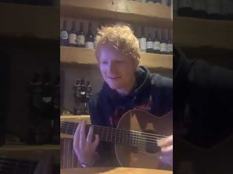 Ed Sheeran - "Sandman" | FIRST ever LIVE acoustic performance | IG Live 31.10.21