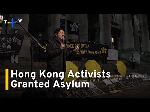YouTube video thumbnail: Two Hong Kong Pro-Democracy Activists Confirm Asylum Granted in Australia, U.K.