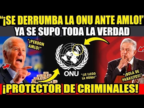 ¡SANTA MADRE! AMLO recibe LLAMADA ¡LA ONU LO AM3N4Z4 CON HACER ESTO A LOS MEXICANOS AHORA!