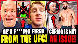 Dana White RELEASES UFC fighter & RECEIVES HUGE BACKLASH! Khamzat CARDIO ISSUES!? Paddy Pimblett