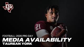 Pro Day Media Availability: Taurean York