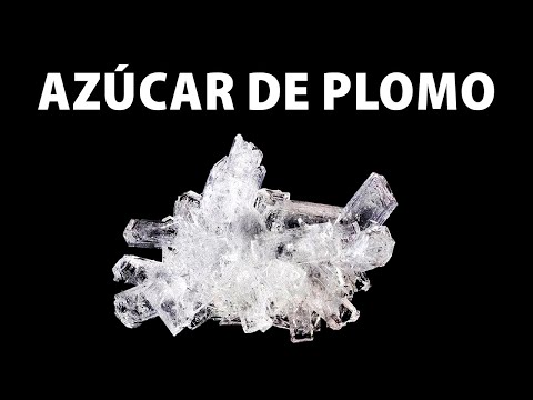 Haciendo cristales de plomo con un sabor dulce