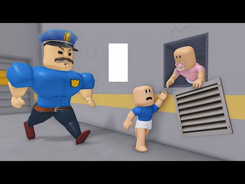 PRISON BORRY BREAKOUT! OBBY ROBLOX