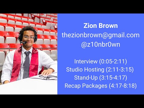 Zion Brown On Camera Reel June 2025