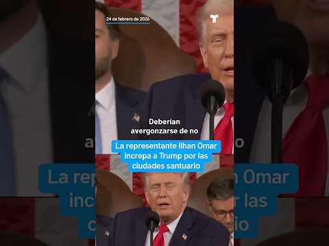 La representante Ilhan Omar increpa a Trump por las ciudades santuario | Telemundo 39