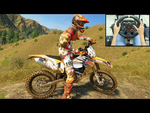KTM 450 EXC - The Crew 2 | Logitech g29 gameplay