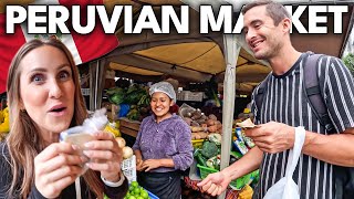 Shopping Like a Local in Lima 🇵🇪 This Peruvian Market Surprised Me… in the Best Way!
