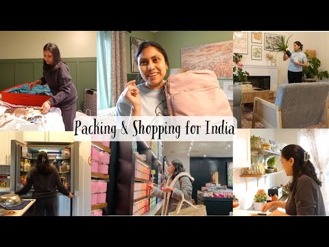 Packing, Shopping & Cleaning House before leaving for India - Gift shopping