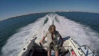 Leaving Woodmans Point boat ramp 09/05/19
