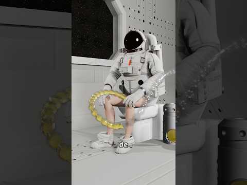 Como os astronautas fazem suas necessidades
