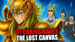 31 CURIOSIDADES que só EXISTEM no MANGÁ dos CAVALEIROS de OURO THE LOST CANVAS! Saint Seiya