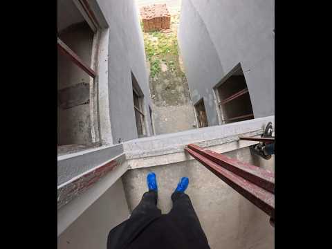 Rooftop parkour pov #parkour #rooftop #freerunning #gopro #spiderman #challenge
