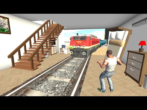 Franklin Change House to Train Station in Indian Bike Driving 3D | GTA 5