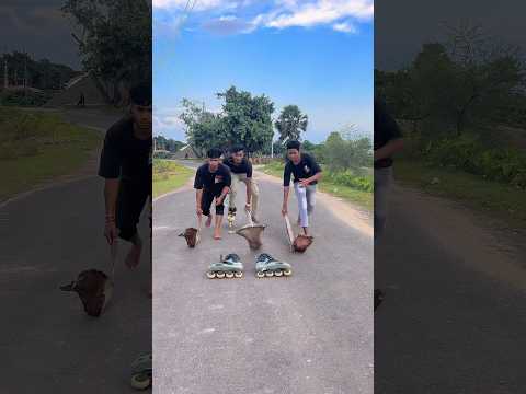 Jaw-Dropping skating power slide skills are revealed🛼😱#inlineskates#skaters#rollerskating#shorts
