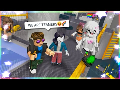 BEATING TARGETERS AND TEAMERS‼️🌈 (MM2 FUNNY MOMENTS)