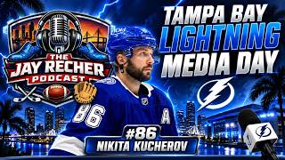Tampa Bay Lightning Media Day : Lightning RW Nikita Kucherov 9/16/26