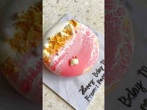 orderan kue buat bumil? #entremetcake #mirrorglazecake #mirrorglaze #cakedecorating #entremet #glaze