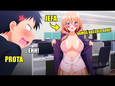 🔶 El PROTA que ENAMORÓ a la JEFA PECHUGONA de su EMPRESA | Anime Resumen