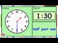 Telling Time: Half Past Explained
