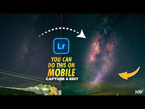 Best Tips to Edit MILKYWAY in the NIGHT SKY on Lightroom Mobile CC | Android | iOS