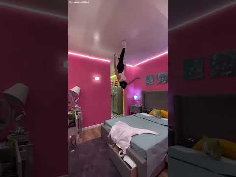 Girl Walks On The Ceiling