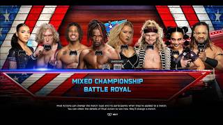 wwe2k25 Battle Royal for Mixed Champ