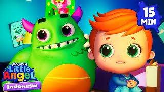 Benarkah Ada Monster di Bawah Tempat Tidur? | Little Angel Bahasa Indonesia | Kartun dan Lagu Anak