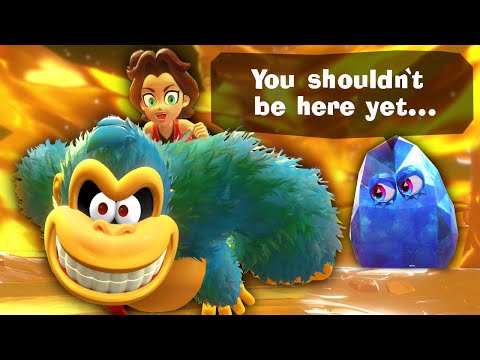 Donkey Kong Bananza but I keep doing Speedrun skips apparently