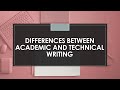 Technical Writing Concepts and Practices