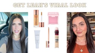 Get Leah Halton’s viral makeup look #shorts