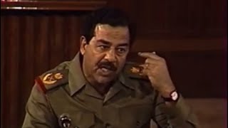 صدام حسين يتحدث عن نوافذ الصرف والطرق الأجرامية للصرف