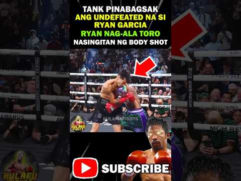 TANK WINASAK ANG UNDEFEATED NA SI RYAN GARCIA VIA BODY SHOT! pinoy boxing latest fight 2025